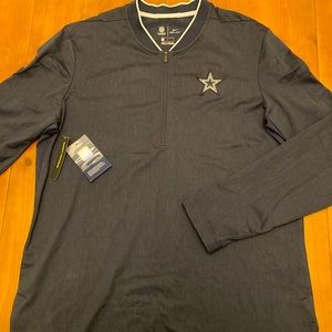 Never worn Nike dry fit Dallas Cowboys quarter zip